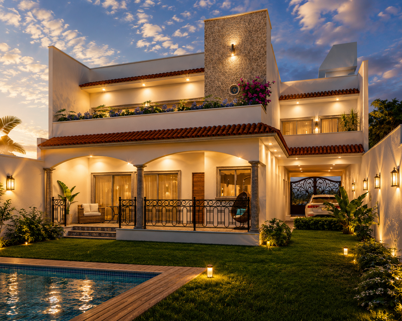 Casa residencial diseñada y construida por PYARCHITECTURE — arquitectura e interiorismo integrados