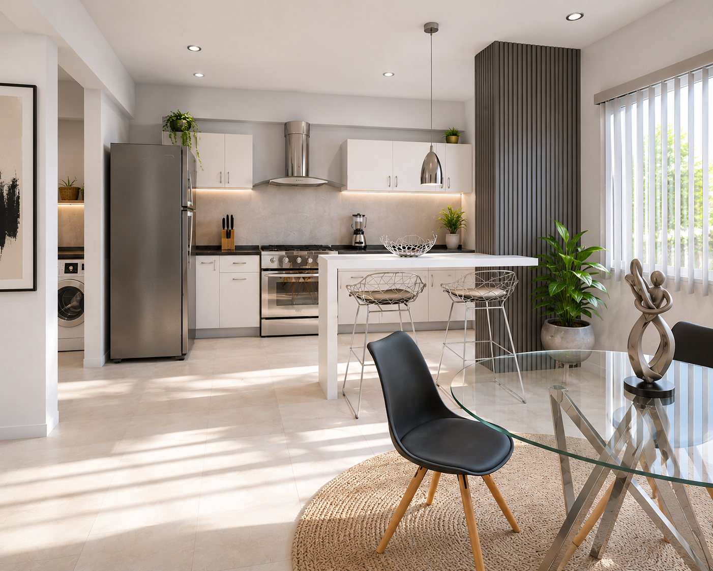Remodelación residencial — espacio renovado sin subcontratos por PYARCHITECTURE